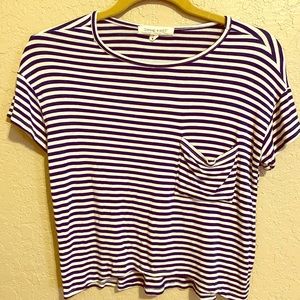 Striped Tee with Pocket